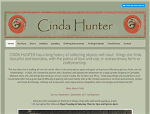 Tablet Screenshot of cindahunter.com